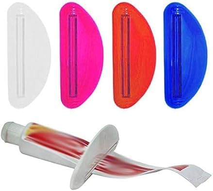 WLngtv 1Pc Random Color Toothpaste Tube Squeezer Dispenser Tube Rolling Holder Practical Reusable Toothpaste Tube