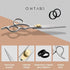 6.5" Hair Cutting Scissors - Japanese Steel Hair Scissors, Beard & Moustache - Hand Forged Hair Cutting Tool for Professional Barbers - Sharp Hair Shears for Men & Women - Japanese Hair Shears by ONTAKI