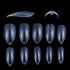 Yimart 500pcs/pack Stiletto False Nails - Clear Oval Sharp Full Nail Tips for Nail Art Decoration