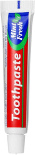 100 Tubes Bulk Travel Size Toothpaste, Extra Small 0.35oz Peppermint Mini Disposable for Hotel, Guests, Charity