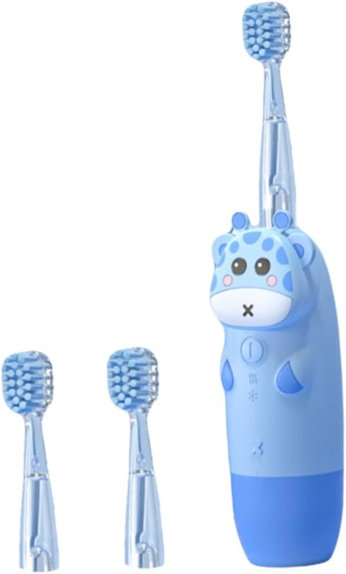NOLITOY Boys and Girls-Friendly Electric Toothbrush Set Sonic Vibrating Soft Bristles