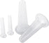 Zhuluck 4Pcs Transparent Massage Cupping Set Silicone Mini Facial Cups Face Massager Helper