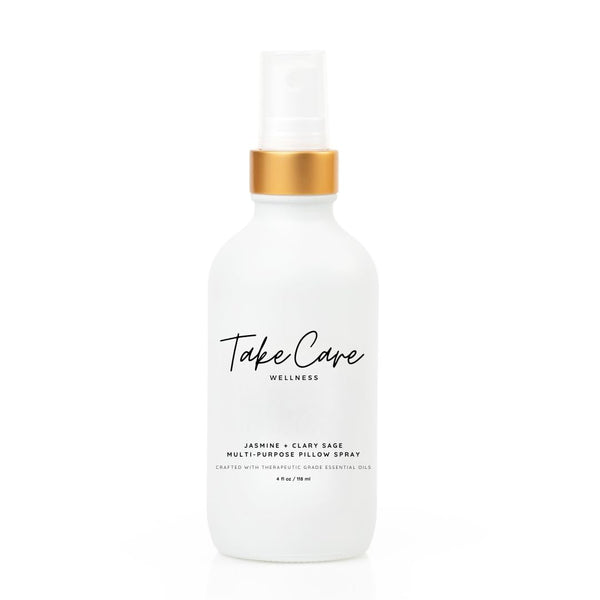 Multi-Purpose Jasmine Pillow Spray - Therapeutic Grade Essential Oils - Calming -