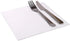 Restaurantware Luxenap 15.8 x 15.8 Inch White Linen-Feel Disposable Napkins, 25 Count - Durable Sustainable Square