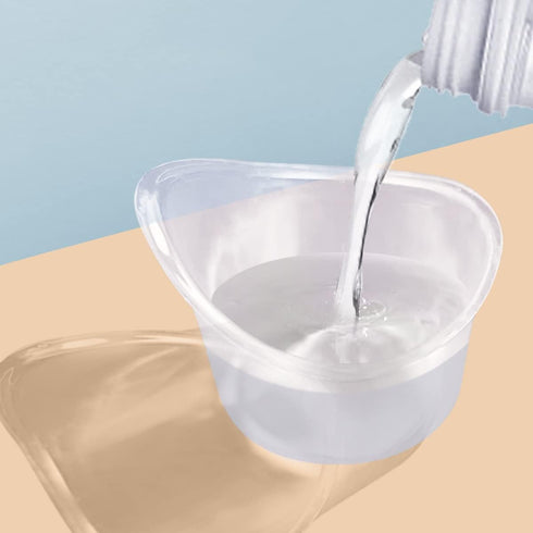 65 Pcs 5ml Disposable Eye Wash Cups, Portable Plastic Measuring Cup Eye Flush Cleaning Cups