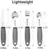 Bendable Adaptive Utensil Set - Arthritis Aid Silverware for Elderly, Parkinson's, Hand Tremors, Easy Grip for Shaking