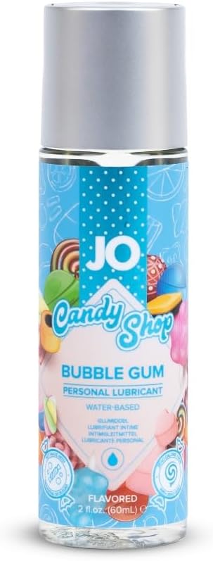 JO H2O Bubble Gum Flavored Lube Edible Water Based Personal Lubricant for