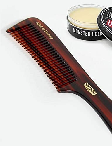 Uppercut Deluxe CT9 Tortoise Styling Comb - Minimal Static, Flexible for Slick & Destroy Styles