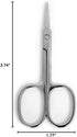 Professional Small Grooming Manicure Cuticle Scissors for Facial Hair, Nail, Moustache, Eyebrow, Eyelash, Nose, Ear,