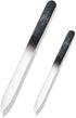 Karma Organic Double Sided Glass Nail File Set of 2 for Women - Professional Nail Buffer for Manicure Pedicure Care