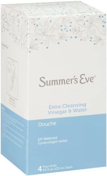 Summer's 4.5 Oz, 4 (Pack 3) Eve Douche, Extra Cleansing Vinegar and Water, Fl Ct.