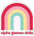 Alpha Gamma Delta Rainbow Air Freshener - 2/Pack, Flowers & Sunshine Scent