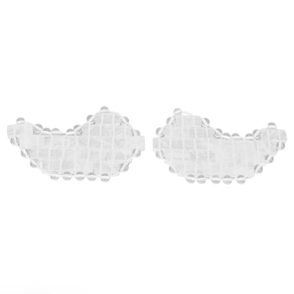 Jade Eye Mask, Moon Shape Jadestone Eye Pads for Cooling Facial Treatment, Travel and Vacation
