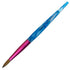 PANA Pure Kolinsky Acrylic Nail Brush - Round Shape Pink Ferrule with White Swirl Blue Handle (Size 6)