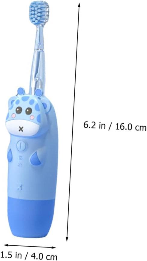 Set 4PCS Didiseaon Boys and Girls Sonic Electric Toothbrush Colorful Deer Design Advanced Suitable for Children No