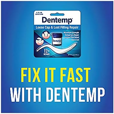 Dentemp Maximum Strength Lost Fillings and Loose Caps Repair, Pack of 6