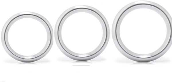 Metal Cock Testicle Ring Without Edges, Sexual Stimulation Device Prolonged Erection Sex