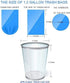 T-H-See 1.2 80 Counts,Auto Small Trash Bag, Gallon Garbage Bags Bathroom Trash can Liners for Bedroom Home Kitchen