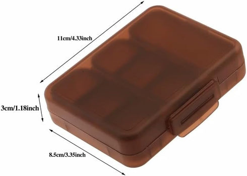 Leen4You 7 7 Pill Case Organizer Portable Grids Double Sealed Weekly Pill Box Medicine Dispenser Tablet Organizer