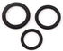 JESHVA Silicone Penis Ring Set for Men, including 3 Sizes 1.26-1.6 inch (Black)