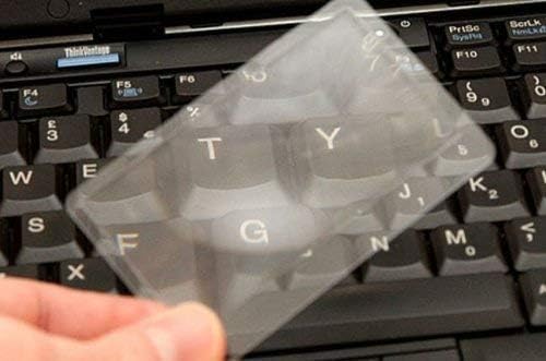 Opticlens 3 Pack Credit Card Size Pocket Magnifier Fresnel Magnifying Lens