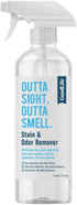 Natural Odor and Stain Remover Spray, Unscented Plant-Based Cleaner for Home, Carpet, Upholstery