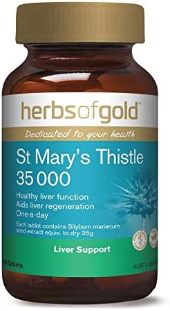 Herbs of Gold St Mary's Thistle 35000 60Tablets
