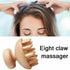 UCCKEYI 60x62mm Wood Guasha Press Head Massager Tool Octopus-Style Muscle Roller for Neck, Shoulders & Stress Relief