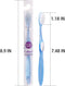 Firm Toothbrush - Extra Hard Bristle for Adult Smokers, Multicolor Transparent Travel Kit, 12 Pack