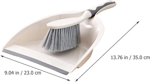 Amosfun Mini Dustpan and Brush Set - Portable Small Broom and Dust Pan for Cleaning Sofa & Countertop