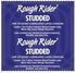 Lunamax Rough Rider Studded + Brass Pocket Case, Ribbed Textured Lubricated Latex Condoms-24