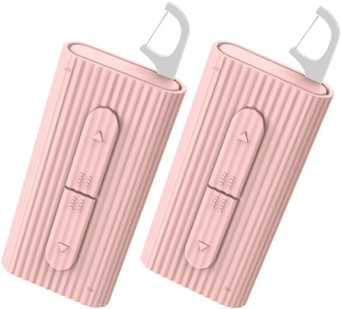 RAZOKO Dental Floss Portable Case, Storage for 10 Picks Floss, Perfect for Travel, Dating, and Hotels (2PCS)