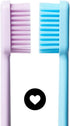 Pack 2 100% 2-Pack Boie USA Extra Soft Toothbrush of - with Recycled Handles - Gentle on Sensitive Teeth and Gums, Made