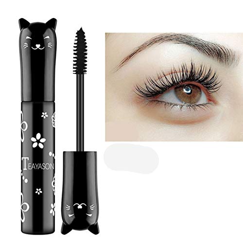 Mascara Liquid Black Lashes Makeup, Waterproof Hypoallergenic Fast Dry Curling Lengthening Eyelashes for Party Use