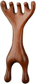 LiZEROGDAX Manual Scalp Massager - Sandalwood Massager Tool for Scalp, Eye, Facial, Neck, Shoulder - Five Claw Gua Sha