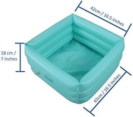 Obbomed HB-1700N Portable Folding Inflatable Travel Spa Foot Care Bath Basin