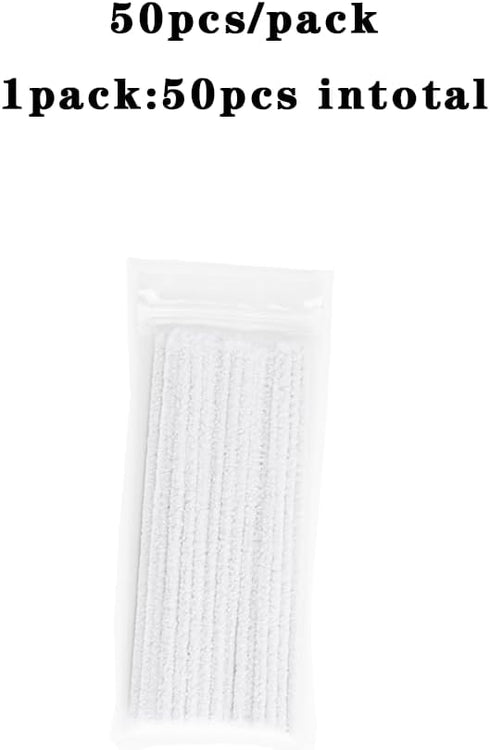 HYU VN 50pcs/Pack1PACK50pcs Smoking Pipe Cleaners Blend Cotton Rods Tobacco Smoke Mouthpiece Convenient Cleaning Tool