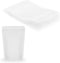 SumDirect 50Pcs Matte Frosted Zipper Resealable Stand Up Drink Bags, 4.3x6.7inches - Snack Food Tea Packing Drinking