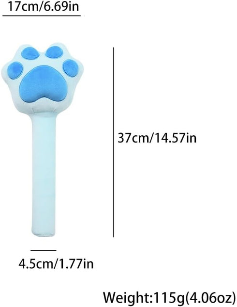 Wvklstgx Cat Paw Shaped Tapping Massager Stick Gentle Percussion for Back, Neck & Waist Fatigue Relief Funny Game Prop