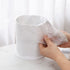 SUBEKYU Mini Trash Bags, 105 Count / 7 Rolls White Trash Bags for Mini Desktop Wastebasket of Various Sizes