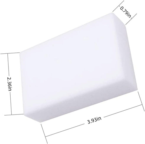 Melamine Sponge, 100 Pack | Magic Sponges Eraser Foam Cleaning Pads for Household Cleaning, Kitchen, Bathroom