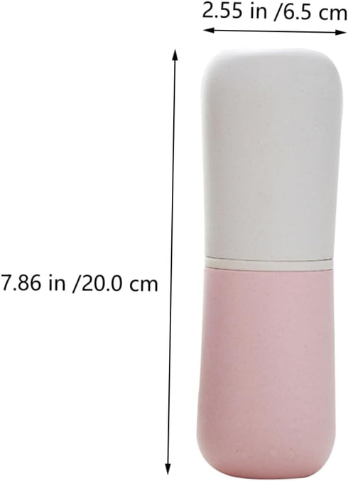 Portable Travel Toothbrush and Toothpaste Holder Case