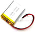 Rechargeable 3.7V Li Lipo Lithium Polymer Ion Battery Pack with 2 Pin 2.0mm/1.25mm JST Connector (603040 600mAh 2.0Jst)