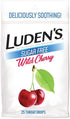 Luden's Throat Drops Sugar Free Wild Cherry 25 EA - Buy Packs and SAVE (Pack of 2)