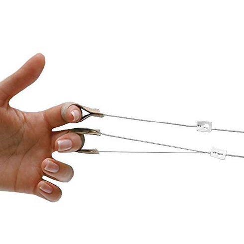 Rolyan Tension-Adjustable Finger Loop, Pack of 10, Dynamic Splinting Material with Tension Resistance