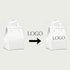 QIUYACARE (50, 9.8Hx8.2Lx4.7W) Customized Insulated Thermal Bag Self-Sealing Disposable Takeaway Bag For Food Delivery