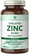 Vitamin World Chelated Zinc 50mg Supports Immune, Skin and Antioxidant Health 250 caplets