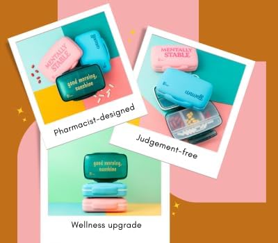 Stylish Pink Silicone Pill Organizer - Large Size for Vitamins & Supplements