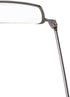 Eyekepper 5-Pack Stainless Steel Frame Half-eye Style Reading Glasses, Gunmetal +1.50