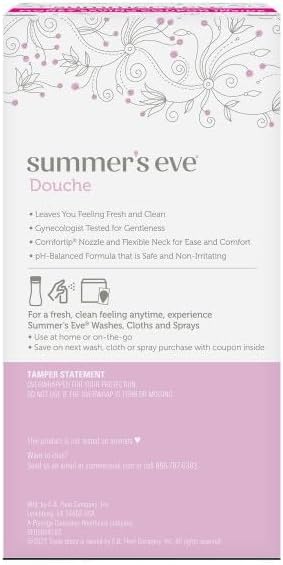 Summers 4.5 2 Count (Pack 8) Eve Island Splash Feminine Cleansing Douche, Odor Control, pH Balanced, Gynecologist